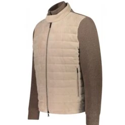 Paul&Shark Tan Wool And Goat Suede Waterproof Hybrid Jacket - PAUL & SHARK (RIVIERA) 16 Paul&Shark Tan Wool And Goat Suede Waterproof Hybrid Jacket - PAUL & SHARK (RIVIERA) -ETON Store 172000920 3