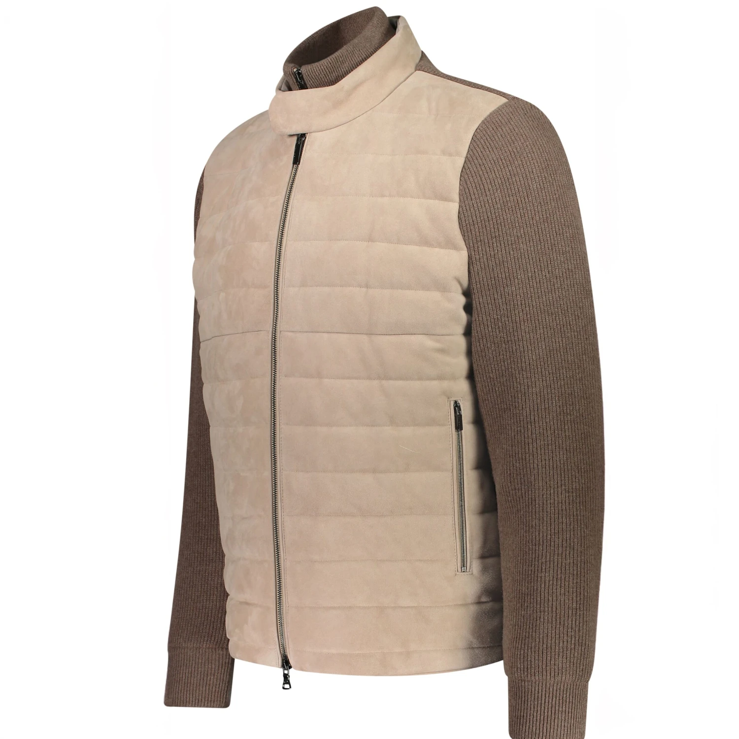 Paul&Shark Tan Wool And Goat Suede Waterproof Hybrid Jacket - PAUL & SHARK (RIVIERA) 5 Paul&Shark Tan Wool And Goat Suede Waterproof Hybrid Jacket - PAUL & SHARK (RIVIERA) - Image 3