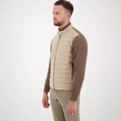 Paul&Shark Tan Wool And Goat Suede Waterproof Hybrid Jacket - PAUL & SHARK (RIVIERA) 18 Paul&Shark Tan Wool And Goat Suede Waterproof Hybrid Jacket - PAUL & SHARK (RIVIERA) -ETON Store 172000920 5