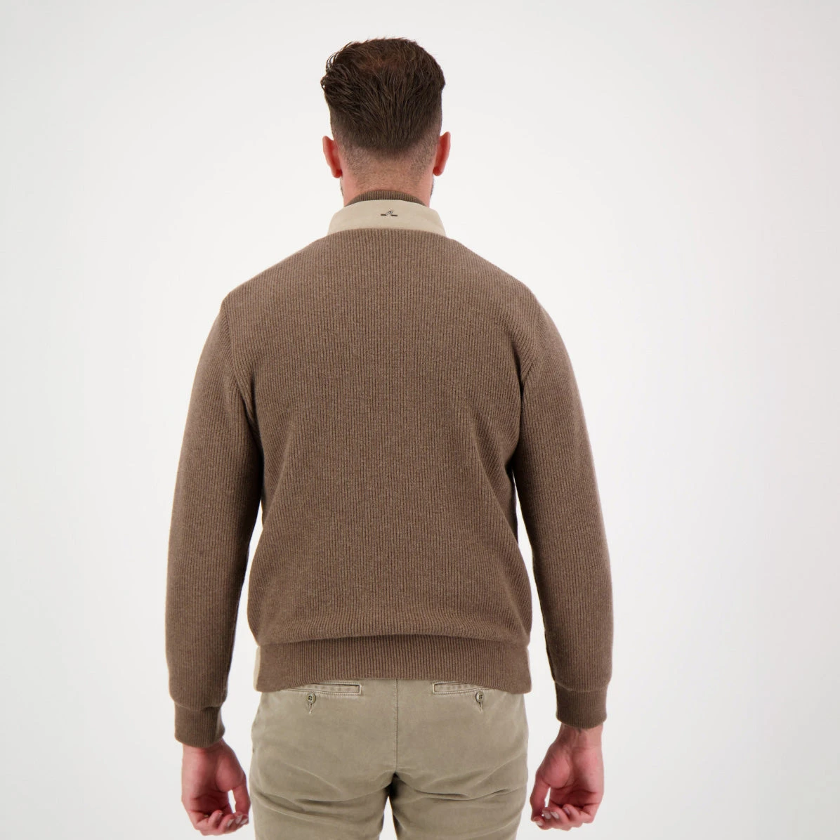 Paul&Shark Tan Wool And Goat Suede Waterproof Hybrid Jacket - PAUL & SHARK (RIVIERA) 8 Paul&Shark Tan Wool And Goat Suede Waterproof Hybrid Jacket - PAUL & SHARK (RIVIERA) - Image 6