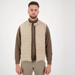 Paul&Shark Tan Wool And Goat Suede Waterproof Hybrid Jacket - PAUL & SHARK (RIVIERA) 20 Paul&Shark Tan Wool And Goat Suede Waterproof Hybrid Jacket - PAUL & SHARK (RIVIERA) -ETON Store 172000920 7