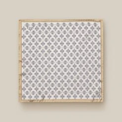 ETON White & Beige Geometric Silk Pocket Square -ETON Store 17201 f6e64b0f82 original