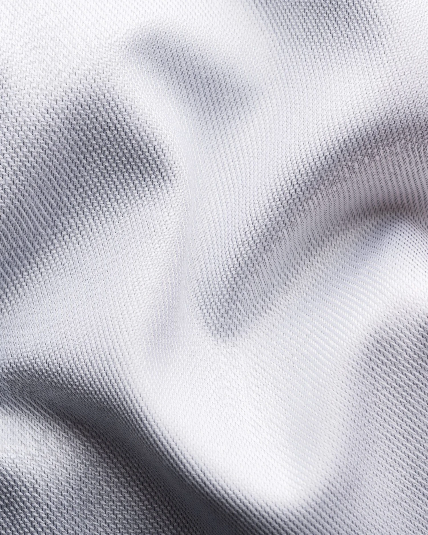 Light Gray Semi-Solid Fine Twill Slim Fit Shirt - ETON 6 Light Gray Semi-Solid Fine Twill Slim Fit Shirt - ETON - Image 4