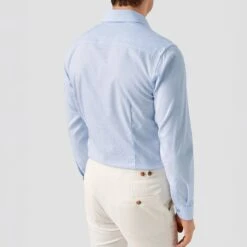 Light Blue Semi-Solid Supima 120 Piqué Slim Fit Shirt - ETON 19 Light Blue Semi-Solid Supima 120 Piqué Slim Fit Shirt - ETON -ETON Store 17314 36b26bc913 original