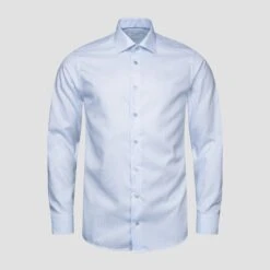 Light Blue Semi-Solid Supima 120 Piqué Slim Fit Shirt - ETON 13 Light Blue Semi-Solid Supima 120 Piqué Slim Fit Shirt - ETON -ETON Store 17314 83bef82e95 original