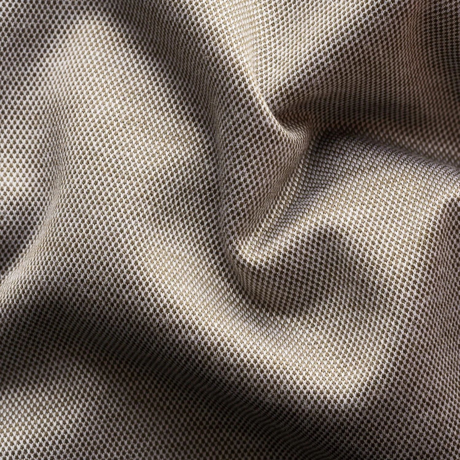 Pale Khaki Green Solid Filo Di Scozia Slim Fit Knitted Piqué Shirt - ETON 11 Pale Khaki Green Solid Filo Di Scozia Slim Fit Knitted Piqué Shirt - ETON - Image 9