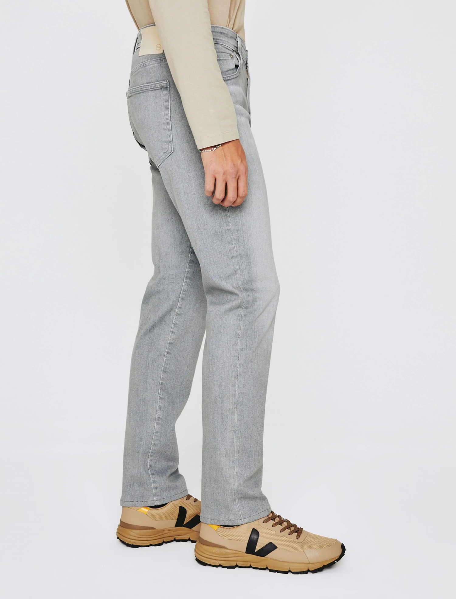 Light Grey Huerta Tellis Modern Slim Fit Denim - AG Jeans 6 Light Grey Huerta Tellis Modern Slim Fit Denim - AG Jeans - Image 4