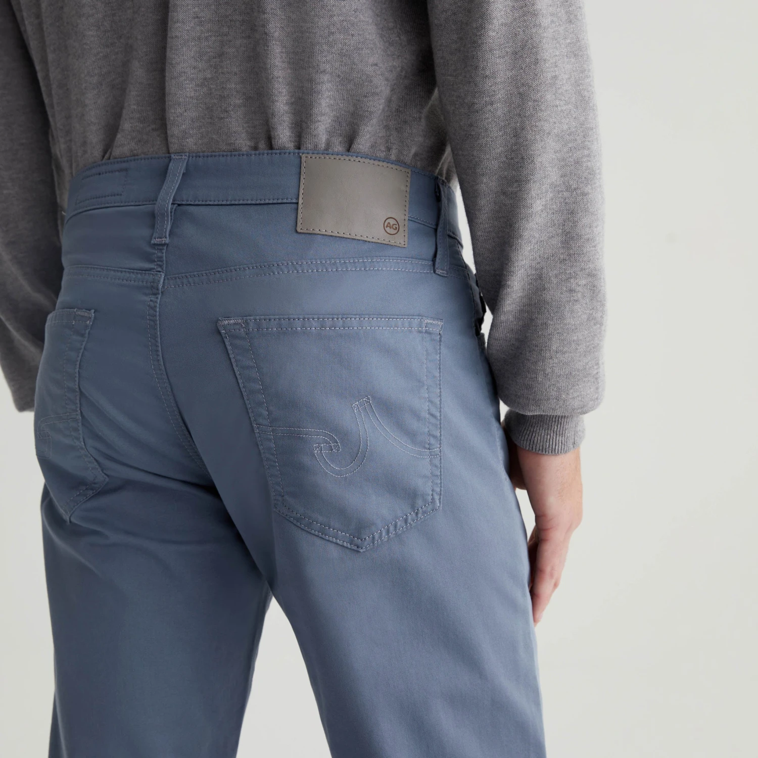 Blue Ice Commuter Performance Airluxe™ Tellis Modern Slim Fit Pants - AG 7 Blue Ice Commuter Performance Airluxe™ Tellis Modern Slim Fit Pants - AG - Image 5