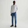 Tailor Mid-Blue Cotton-Lyocell Tellis Modern Slim Fit Japanese Denim - AG 1 Tailor Mid-Blue Cotton-Lyocell Tellis Modern Slim Fit Japanese Denim - AG -ETON Store 1783DASTAIL 1
