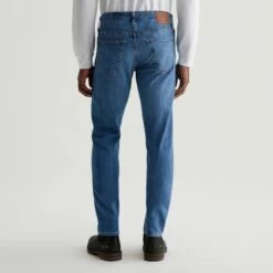 Tailor Mid-Blue Cotton-Lyocell Tellis Modern Slim Fit Japanese Denim - AG 12 Tailor Mid-Blue Cotton-Lyocell Tellis Modern Slim Fit Japanese Denim - AG -ETON Store 1783DASTAIL 7