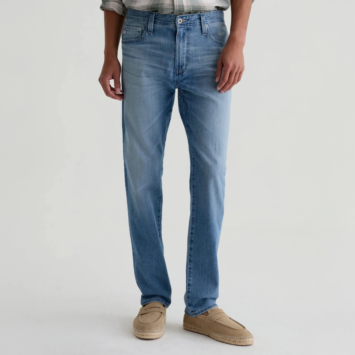 Cascade Light Wash 360 Stretch Modern Slim Fit Jeans - AG 5 Cascade Light Wash 360 Stretch Modern Slim Fit Jeans - AG - Image 3