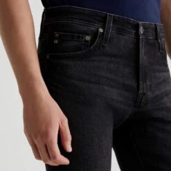 Trophy Black Washed Cloud Soft Denim Tellis Modern Slim Fit Jeans - AG -ETON Store 1783HYBTRPH 3