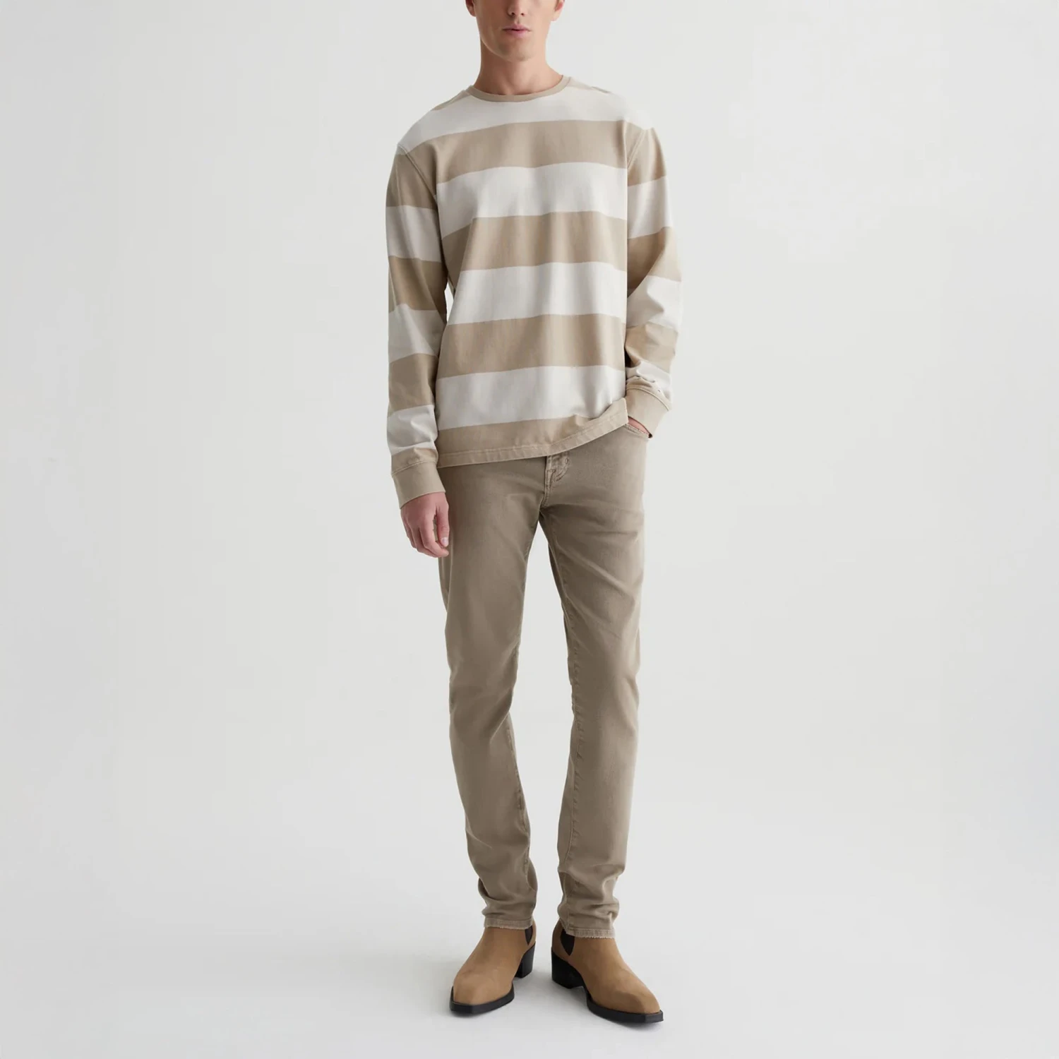 Tellis Modern Fit 7 Years Sulfur Smoked Oak Jeans - AG 3 Tellis Modern Fit 7 Years Sulfur Smoked Oak Jeans - AG