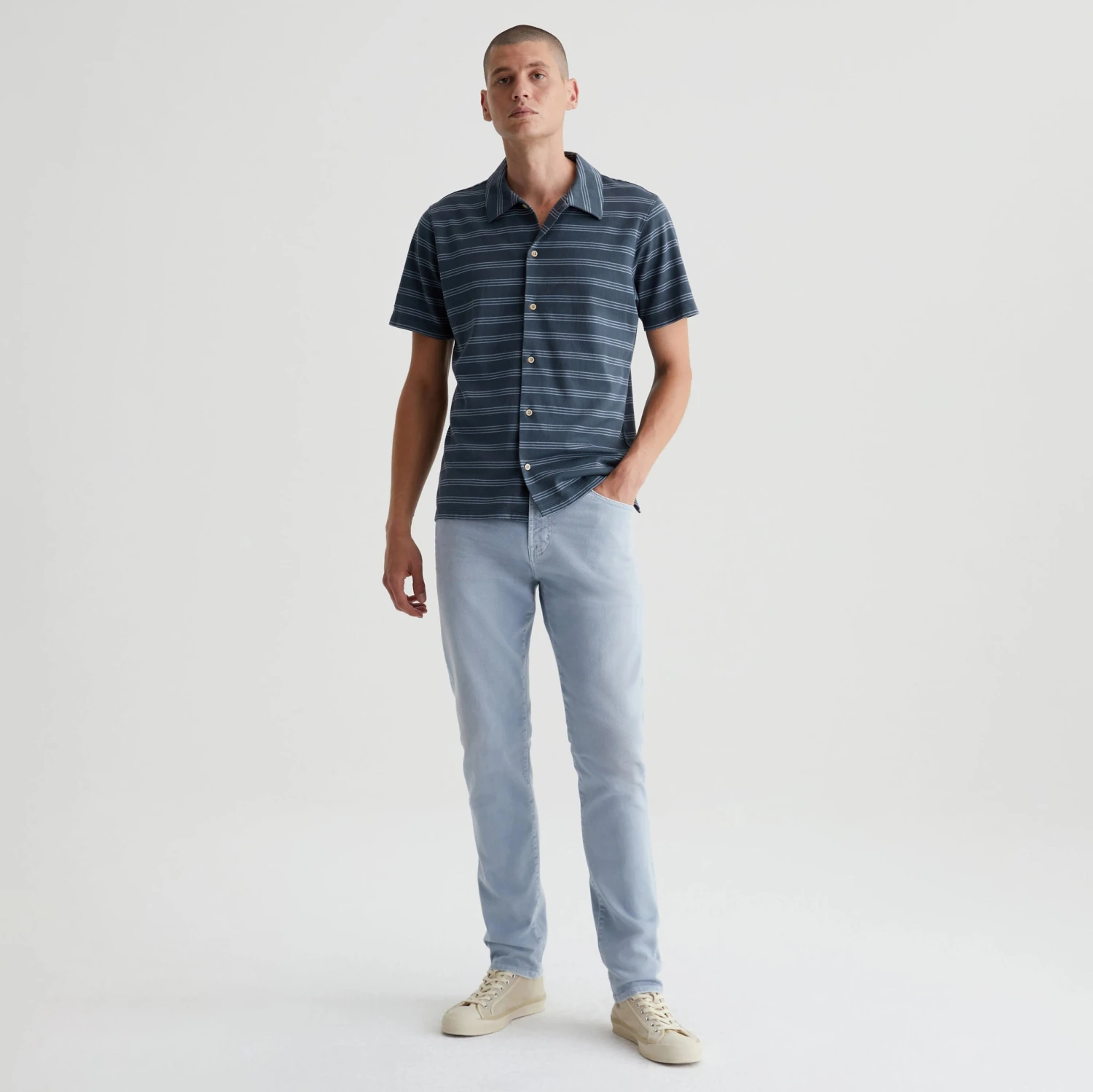Pale Blue 7 Years Sulfur Smoky Sapphire Tellis Modern Slim Fit Jeans - AG 4 Pale Blue 7 Years Sulfur Smoky Sapphire Tellis Modern Slim Fit Jeans - AG - Image 2
