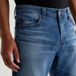 Louvre Mid-Wash Blue Cloud Soft Tellis Modern Slim Fit Jeans - AG 11 Louvre Mid-Wash Blue Cloud Soft Tellis Modern Slim Fit Jeans - AG -ETON Store 1783HYILOUV 3