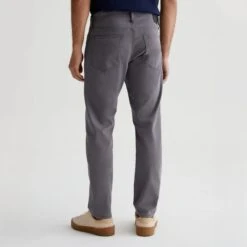 Sulfur Folkestone Mid-Gray Modern Slim Tellis Sueded Pants - AG 17 Sulfur Folkestone Mid-Gray Modern Slim Tellis Sueded Pants - AG -ETON Store 1783SUDFLKG 6