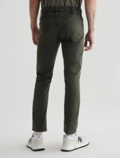 Forest Moss (Green) Sueded Tellis Modern Slim Fit Pants - AG Jeans 12 Forest Moss (Green) Sueded Tellis Modern Slim Fit Pants - AG Jeans -ETON Store 1783SUDFORM 5