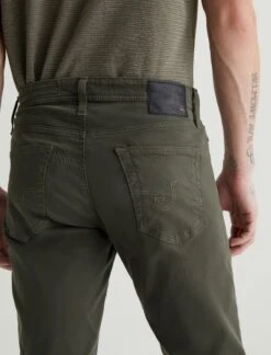 Forest Moss (Green) Sueded Tellis Modern Slim Fit Pants - AG Jeans 13 Forest Moss (Green) Sueded Tellis Modern Slim Fit Pants - AG Jeans -ETON Store 1783SUDFORM 6