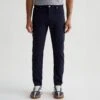 New Navy Modern Slim Tellis Sueded Pants - AG 2 New Navy Modern Slim Tellis Sueded Pants - AG -ETON Store 1783SUDNNY 2