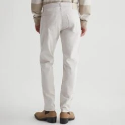 Pebble Creek (Off-White) Modern Slim Tellis Sueded Pants - AG 13 Pebble Creek (Off-White) Modern Slim Tellis Sueded Pants - AG -ETON Store 1783SUDPBLC 6