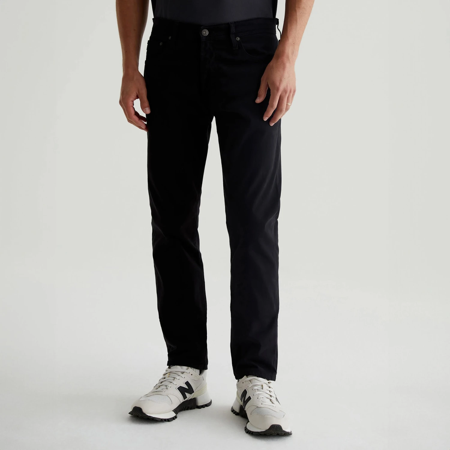 Super Black Modern Slim Tellis Sueded Pants - AG 4 Super Black Modern Slim Tellis Sueded Pants - AG - Image 2