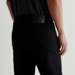 Super Black Modern Slim Tellis Sueded Pants - AG 11 Super Black Modern Slim Tellis Sueded Pants - AG -ETON Store 1783SUDSBA 6