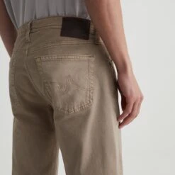 Sulfur Smoked Oak (Tan) Modern Slim Tellis Sueded Pants - AG 12 Sulfur Smoked Oak (Tan) Modern Slim Tellis Sueded Pants - AG -ETON Store 1783SUDSLSMOA 5