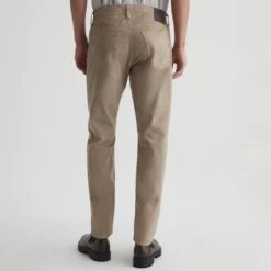 Sulfur Smoked Oak (Tan) Modern Slim Tellis Sueded Pants - AG 13 Sulfur Smoked Oak (Tan) Modern Slim Tellis Sueded Pants - AG -ETON Store 1783SUDSLSMOA 6
