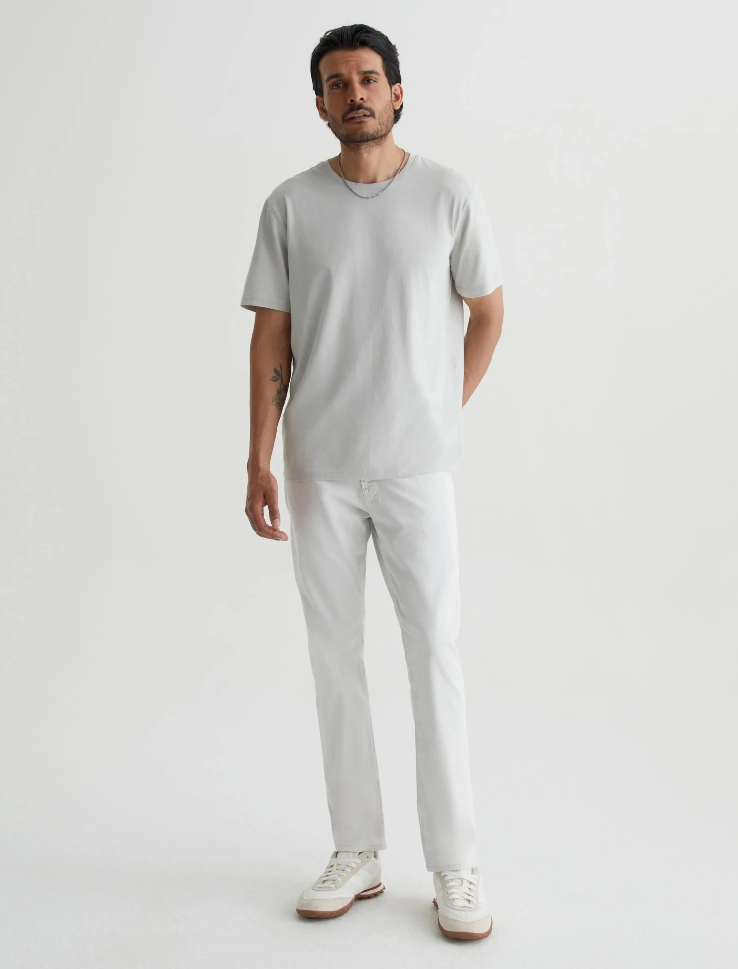 Sulfur Silver Smoke (Oyster) Sueded Tellis Modern Slim Fit Pants - AG Jeans 3 Sulfur Silver Smoke (Oyster) Sueded Tellis Modern Slim Fit Pants - AG Jeans