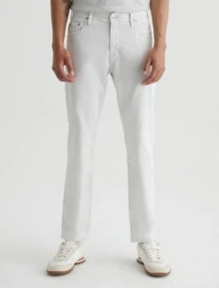 Sulfur Silver Smoke (Oyster) Sueded Tellis Modern Slim Fit Pants - AG Jeans 10 Sulfur Silver Smoke (Oyster) Sueded Tellis Modern Slim Fit Pants - AG Jeans -ETON Store 1783SUDSLSMOK 2