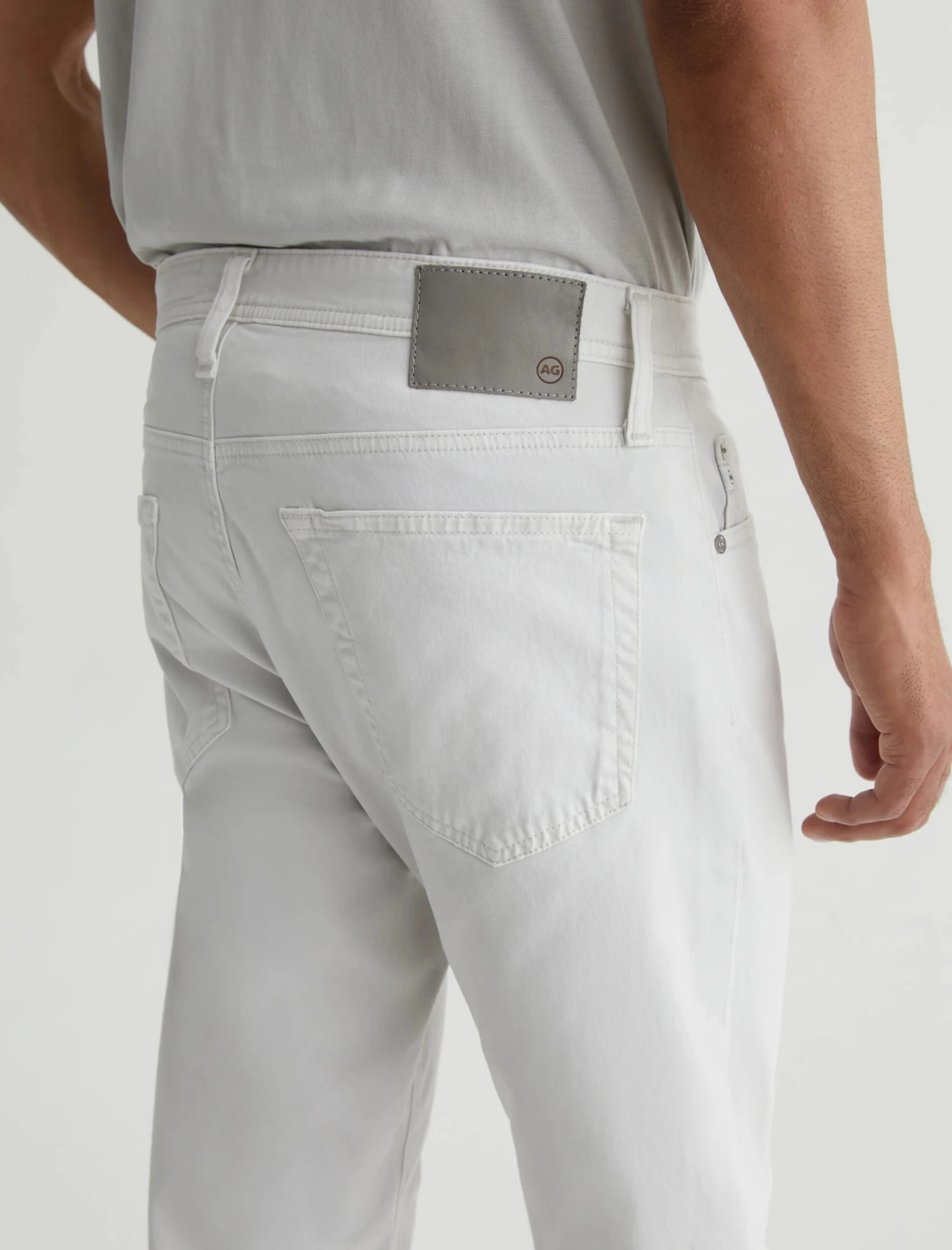 Sulfur Silver Smoke (Oyster) Sueded Tellis Modern Slim Fit Pants - AG Jeans 8 Sulfur Silver Smoke (Oyster) Sueded Tellis Modern Slim Fit Pants - AG Jeans - Image 6