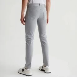 Sulfur Summer Storm (Light Gray) Modern Slim Tellis Sueded Pants - AG 13 Sulfur Summer Storm (Light Gray) Modern Slim Tellis Sueded Pants - AG -ETON Store 1783SUDSLSORM 6