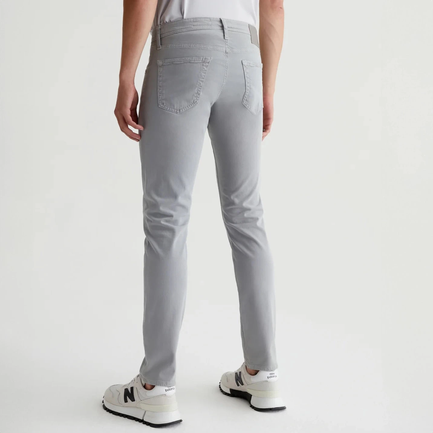 Sulfur Summer Storm (Light Gray) Modern Slim Tellis Sueded Pants - AG 8 Sulfur Summer Storm (Light Gray) Modern Slim Tellis Sueded Pants - AG - Image 6