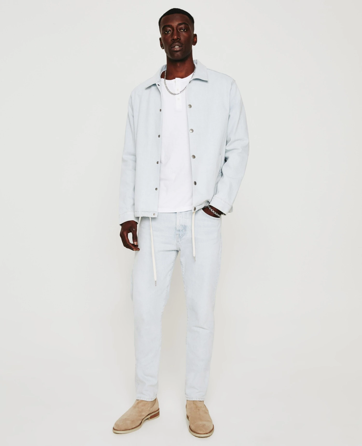 Chalet Ultra Pale Blue Tellis Modern Slim Fit Denim - AG Jeans 4 Chalet Ultra Pale Blue Tellis Modern Slim Fit Denim - AG Jeans - Image 2