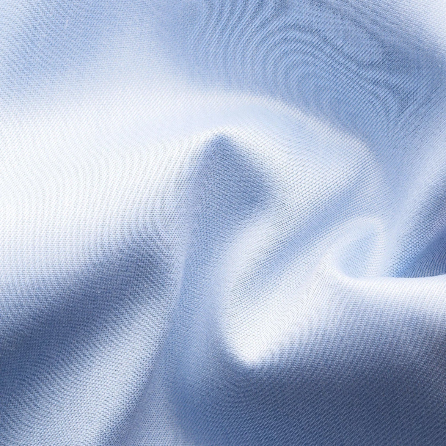 Light Blue Floral Effect Signature Twill Slim Fit Shirt - ETON 6 Light Blue Floral Effect Signature Twill Slim Fit Shirt - ETON - Image 4