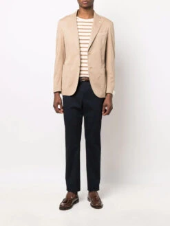 Tan Linen Blend L.B.M 1911 Sport Coat