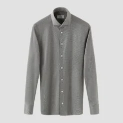 Mid Gray Filo Di Scozia Semi-Solid Slim Fit Shirt - ETON 7 Mid Gray Filo Di Scozia Semi-Solid Slim Fit Shirt - ETON -ETON Store 18117 5aaf46425b original