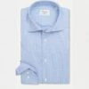 Blue Micro-Check Twill Slimline Shirt - Stenströms 2 Blue Micro-Check Twill Slimline Shirt - Stenströms -ETON Store 190973 bla 01 T20240716081045