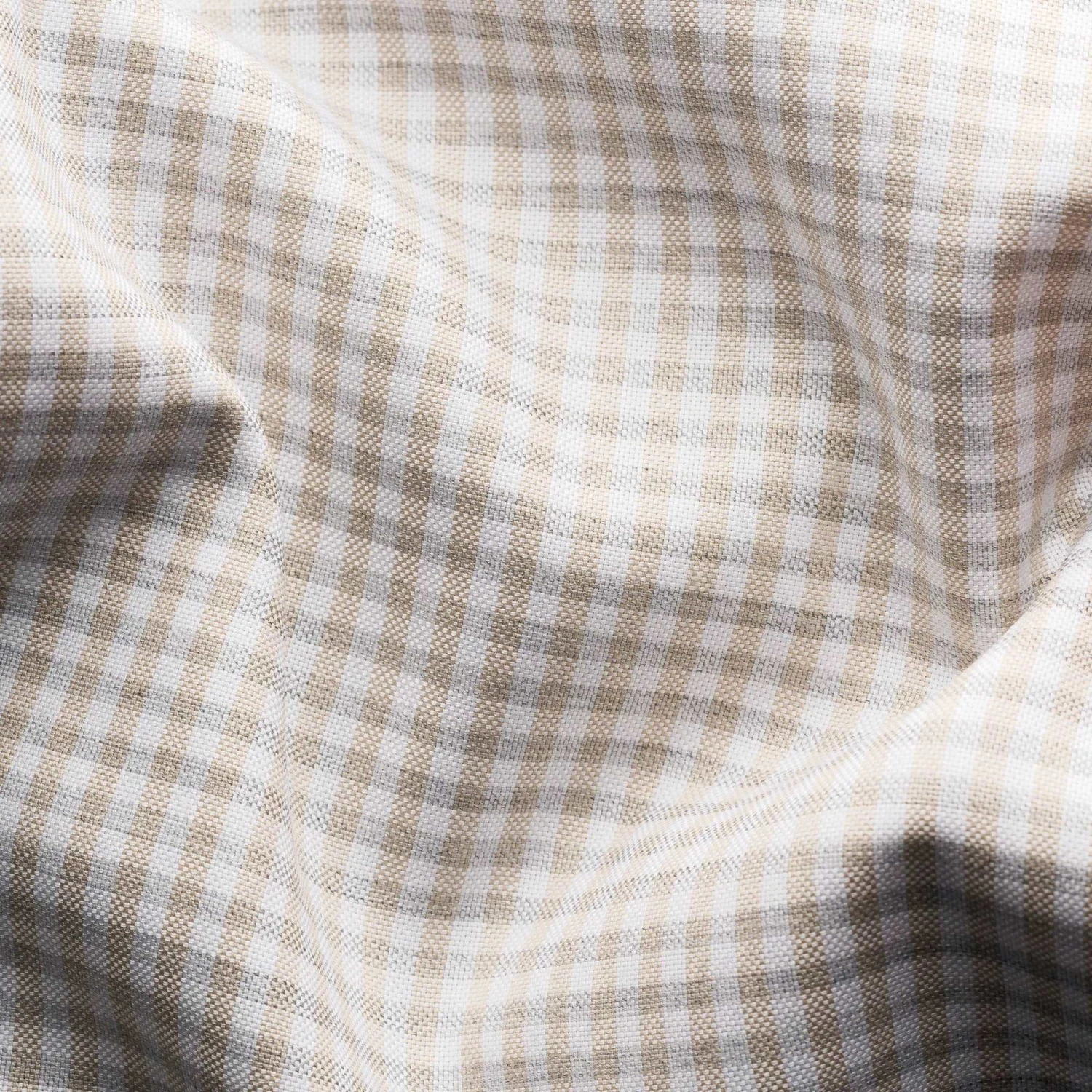 Beige Check Signature Oxford Contemporary Fit Shirt - ETON 6 Beige Check Signature Oxford Contemporary Fit Shirt - ETON - Image 4