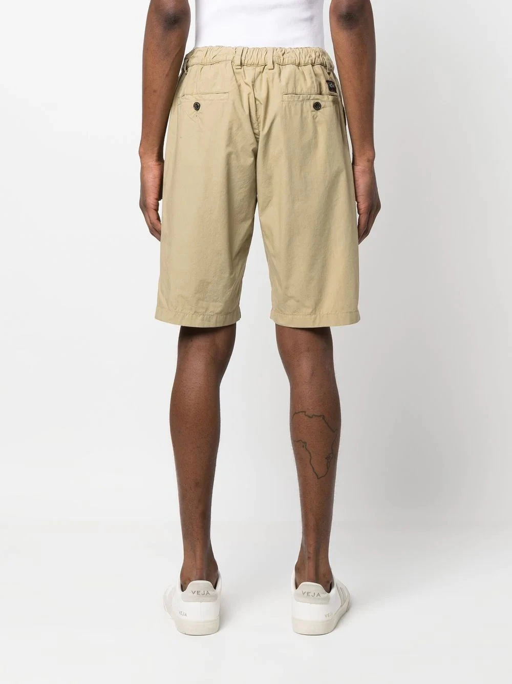 Paul&Shark Beige Ultralight Cotton Poplin Stretch Shorts - Paul & Shark 7 Paul&Shark Beige Ultralight Cotton Poplin Stretch Shorts - Paul & Shark - Image 5