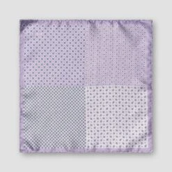 Purple Multi Pattern Four-Sided Reversible Silk Pocket Square - ETON -ETON Store 19791 e62a1c9416 original
