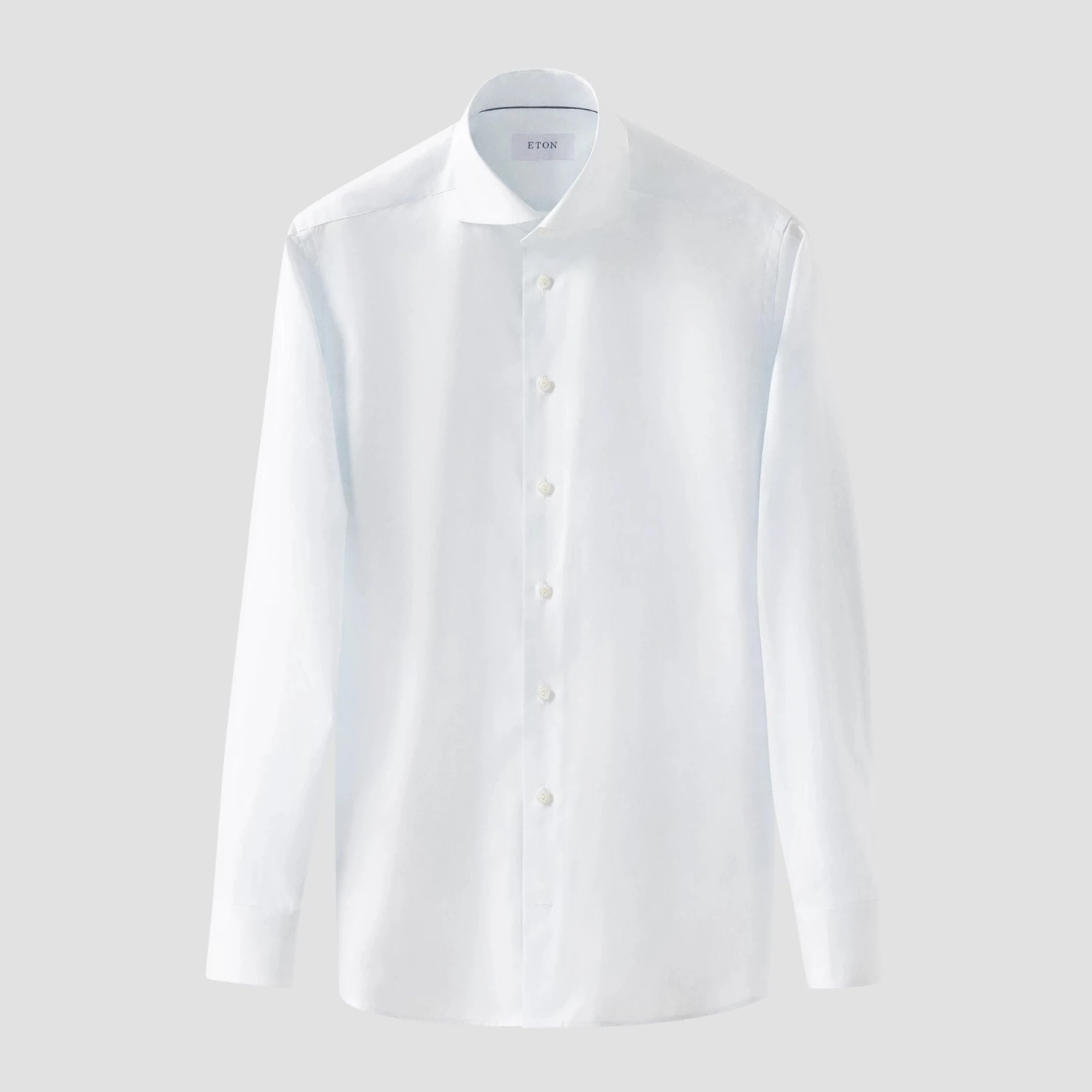 Pale Blue Solid Signature Oxford Slim Fit Shirt - ETON 4 Pale Blue Solid Signature Oxford Slim Fit Shirt - ETON - Image 2