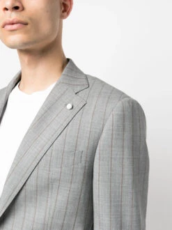 Gray Pin-Stripe Luigi Bianchi Mantova Suit 20 Gray Pin-Stripe Luigi Bianchi Mantova Suit -ETON Store 19900107 44755816 1000