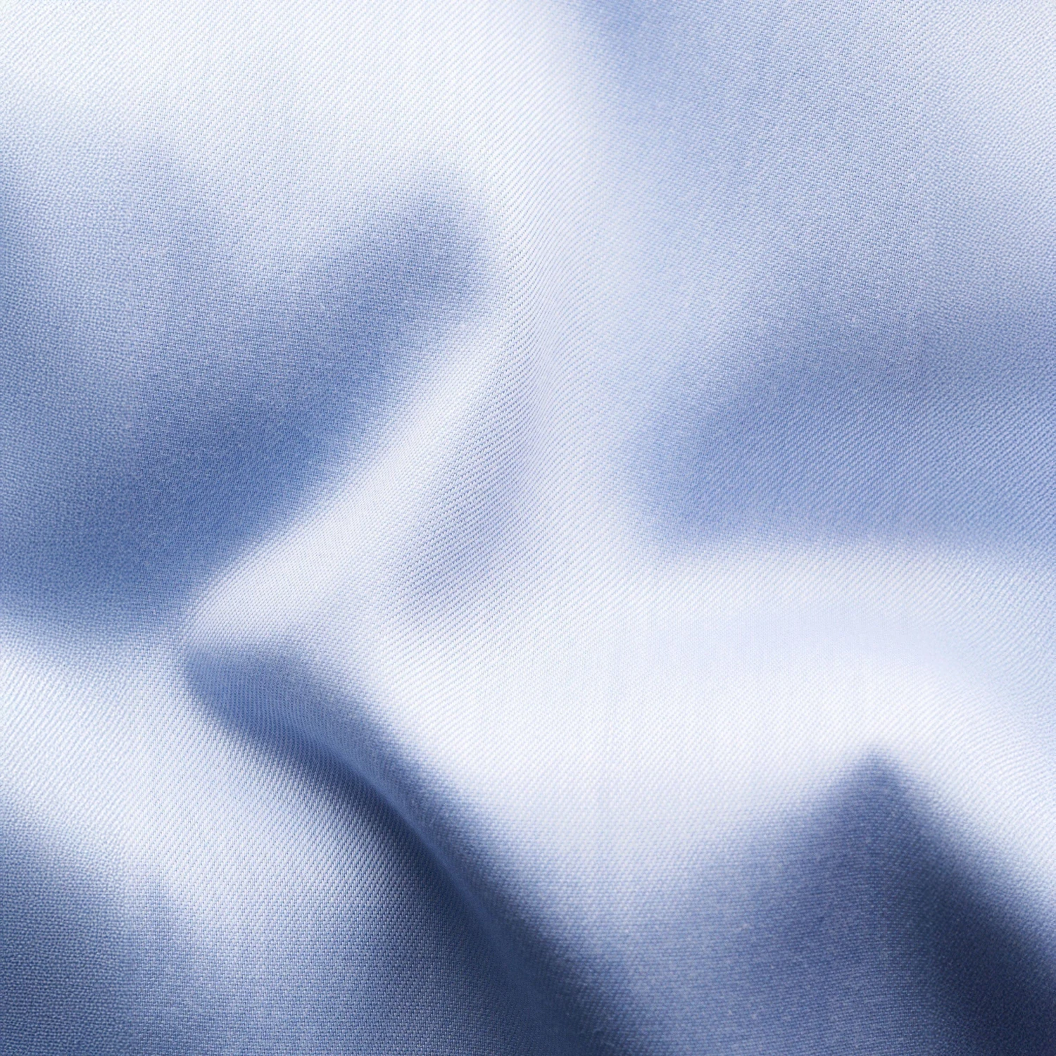 Blue Solid Geometric Effect Signature Twill Slim Fit Shirt - ETON 5 Blue Solid Geometric Effect Signature Twill Slim Fit Shirt - ETON - Image 3