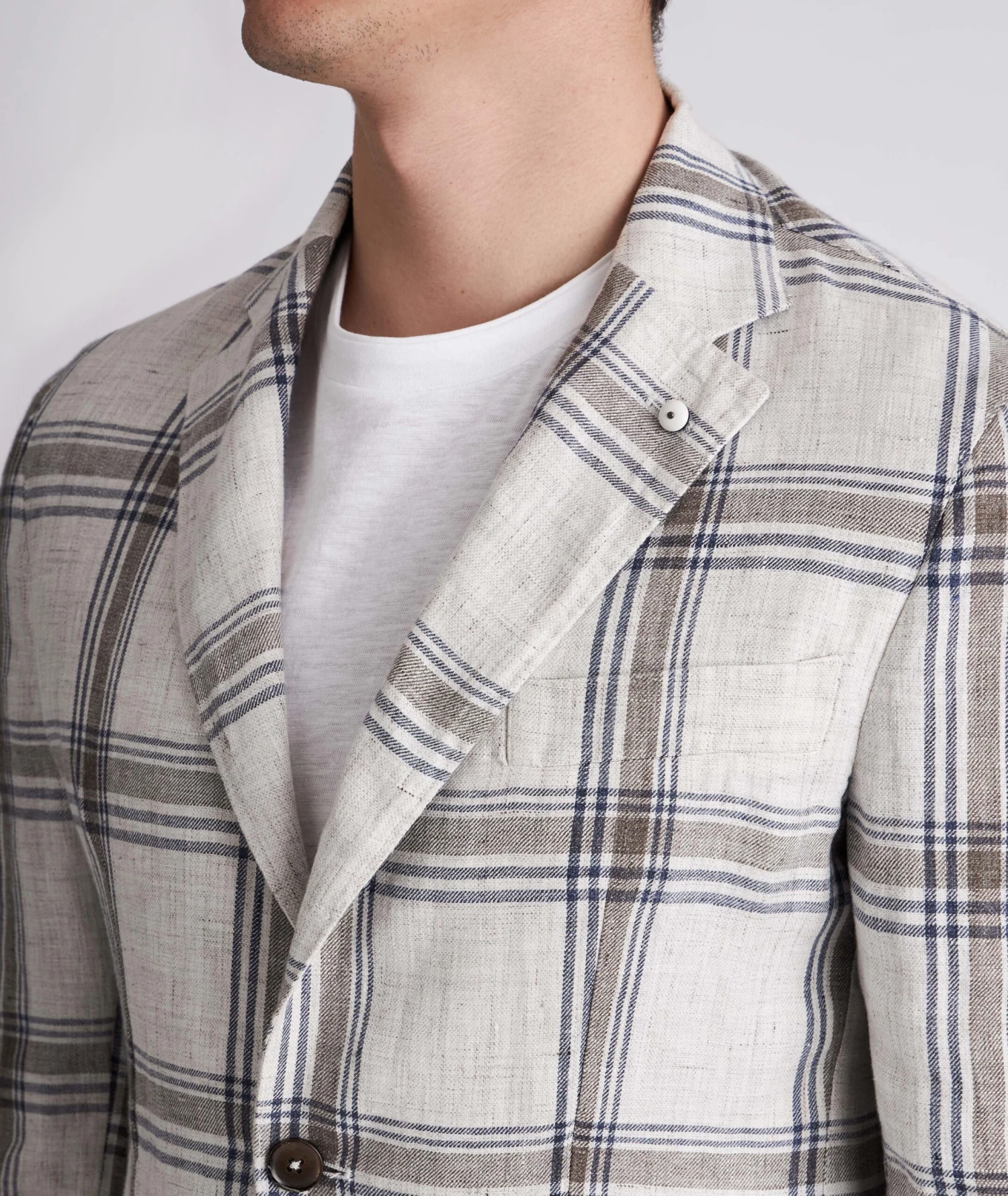 Linen Unconstructed Contemporary Fit Sport Coat 9 Linen Unconstructed Contemporary Fit Sport Coat - Image 7