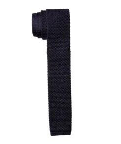 Blue Wool Knit Tie - DION