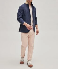 Navy Blue Cotton Stretch Contemporary Sport Jacket - ELEVENTY 8 Navy Blue Cotton Stretch Contemporary Sport Jacket - ELEVENTY -ETON Store 20096592046 1