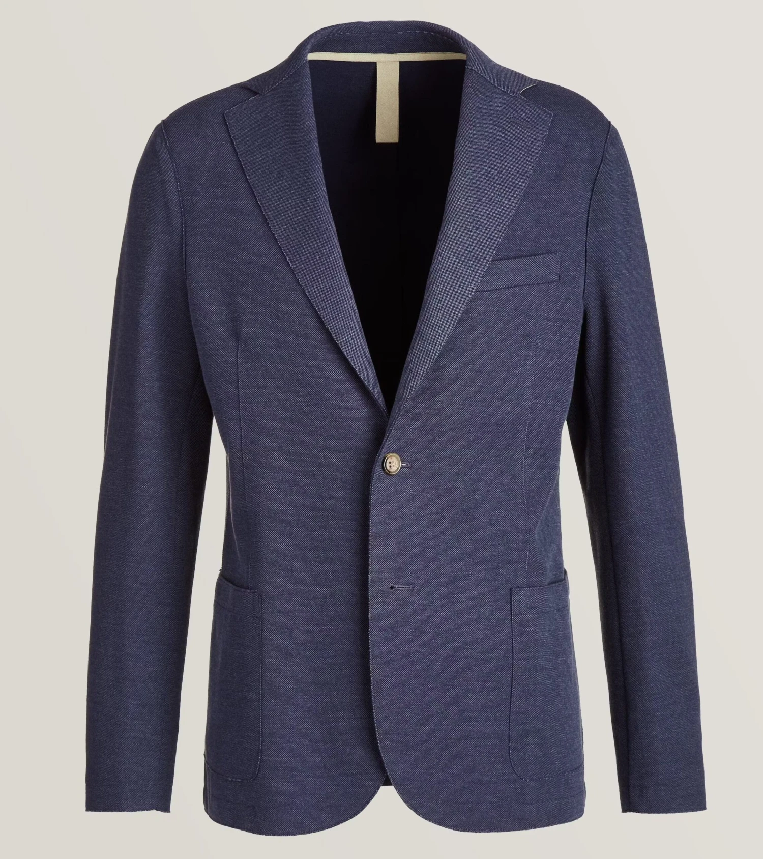 Navy Blue Cotton Stretch Contemporary Sport Jacket - ELEVENTY 3 Navy Blue Cotton Stretch Contemporary Sport Jacket - ELEVENTY