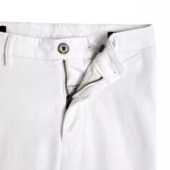 White Chino Gaberdine Stretch Chino - Mason's -ETON Store 20109548070 1