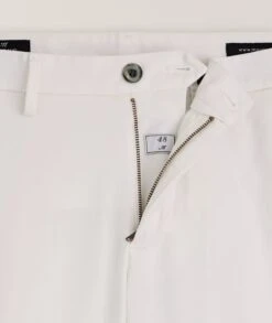 White Chino Gaberdine Stretch Chino - Mason's -ETON Store 20109548070 70 1